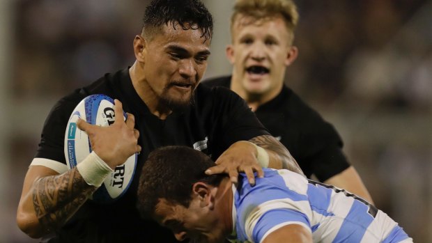 Reckless: Vaea Fifita was guilty of a shoulder charge against the Pumas.