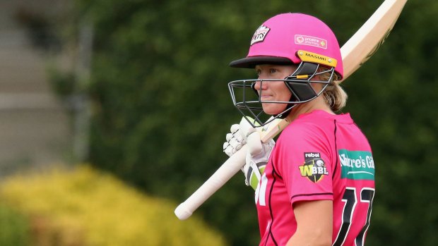 Big hitting: Alyssa Healy had a huge weekend, posting scores of 106 and 63 against the Adelaide Strikers.