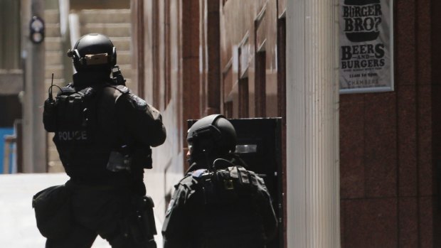 Police have evacuated the area around Martin Place in Sydney's CBD.