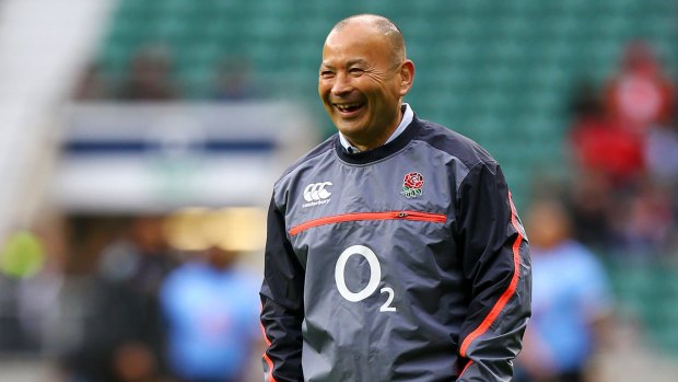 Stirring: Eddie Jones has said the English win over the Wallabies will be the 'best of the year'.