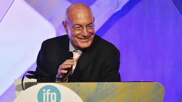Producer Arnon Milchan accepts the Film Tribute Award at the 26th Annual Gotham Independent Film Awards in November, 2016.