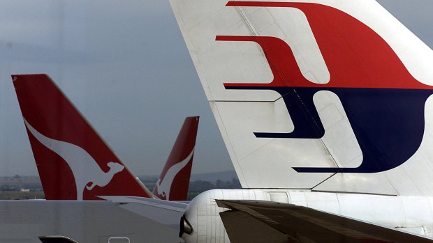 Qantas does not offer any flights to Malaysia Airlines' hub in Kuala Lumpur.