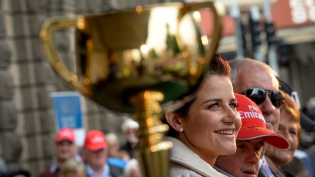 Jockey Michelle Payne, strapper Steven Payne, trainer Darren Weir. And the Melbourne Cup.
