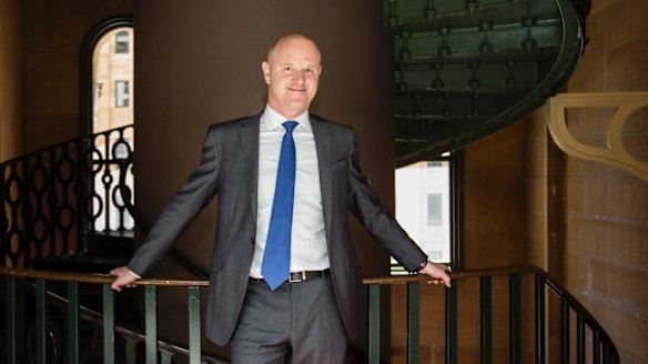 CBA chief executive Ian Narev after delivering a speech to the Trans-Tasman Business Circle in Sydney.