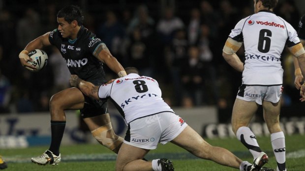 Big league: Junior Vaivai in action for the Panthers in 2011.