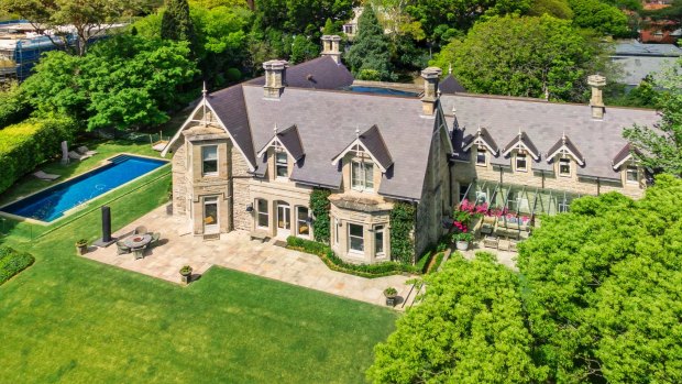The Victorian Rustic Gothic mansion Rona in Bellevue Hill.