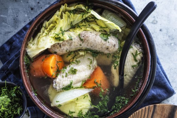 This simple take on pot-au-feu proves winter food doesn't have to always be heavy.