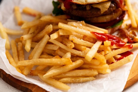 'Better than Maccas': Crispy triple-cooked fries.