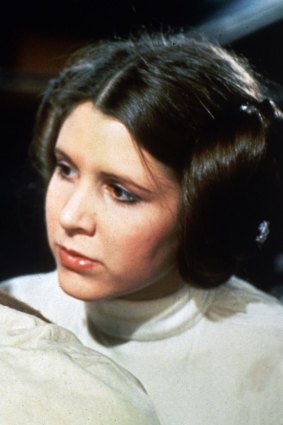 Considered for Grease: Carrie Fisher as Princess Leia in <i>Star Wars</i>.