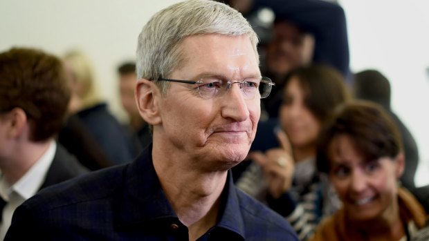 Apple chief Tim Cook received compensation valued at $US9.22 million ($11.7m) last year.