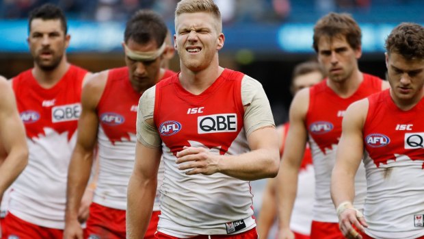 Turning it around: Dan Hannebery admits he was one of the Swans' leaders who was down on form at the start of the season.