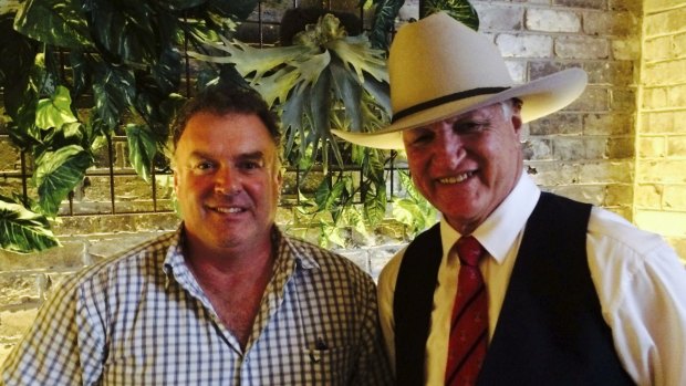 One Nation's Rod Culleton has been elected to the Senate from WA. He is pictured with Queensland MP Bob Katter.