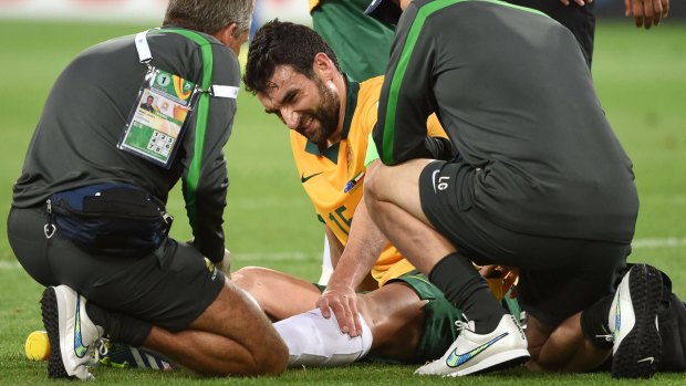 Injury cloud: Australia's captain Mile Jedinak.