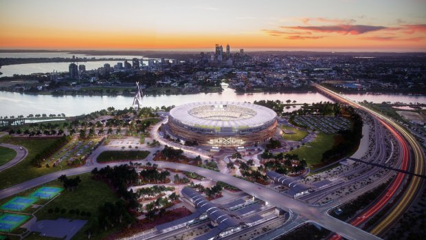 The naming rights for the new Perth Stadium are up for grabs.