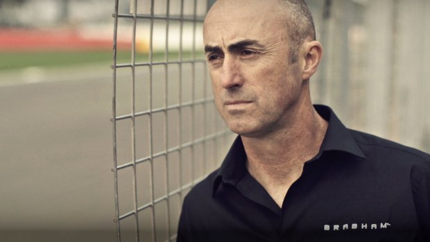 Steely positivity: David Brabham has his focus firmly set on a return to F1, using the latest crowdfunding technology.