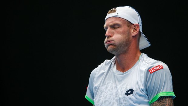Sam Groth had been hoping for a singles swansong at next year's Australian Open.