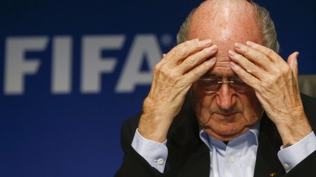 Under scrutiny: FIFA President Sepp Blatter.