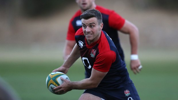 Weak link in defence: England's George Ford is a key cog and should be targeted.
