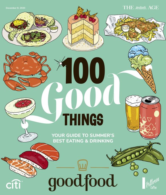 Good Food magazine cover 100 Good Things - Your guide to summer's best eating & drinking.