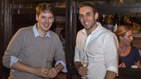 Tom Walenkamp (left) and Banjo Harris  are backing subscriptions backed by data. 
