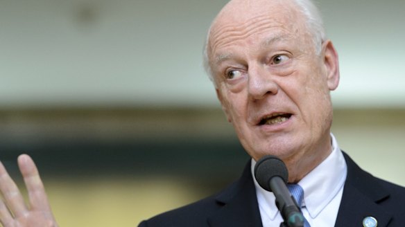 UN Special Envoy of the Secretary-General for Syria, Staffan de Mistura.