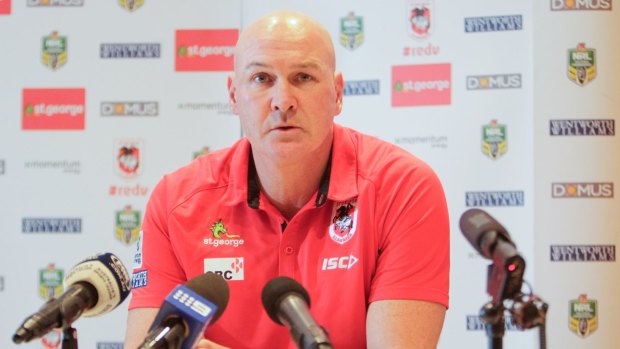 First offence: Dragons coach Paul McGregor has copped a $5000 fine for his ref rant.
