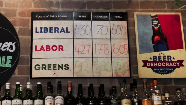 Beer Democracy at Hopscotch in Braddon.