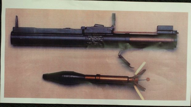 A photo of a 66mm rocket launcher similar to the 10 weapons stolen from the Australian Defence Force.