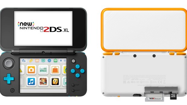 Coming in black and blue or white and orange, the New 2DS XL is both an upgrade and cut-back version of previous devices.