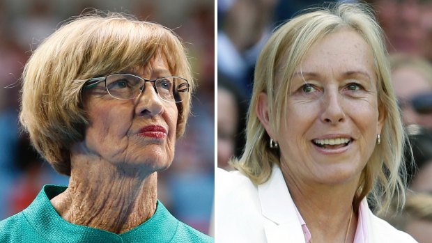 Court came under attack from many quarters, including Martina Navratilova.