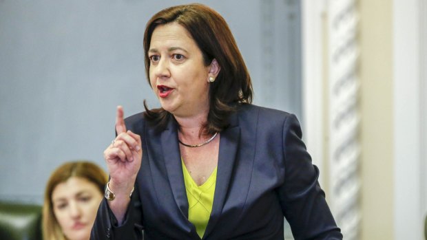 Premier Annastacia Palaszczuk has laid down the law to crossbench MPs.