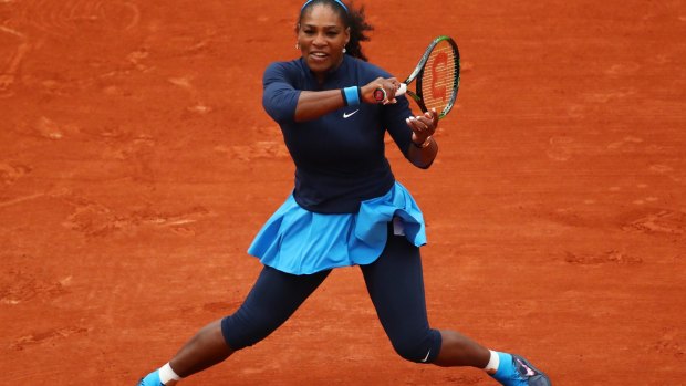 Making it look easy: Serena Williams.