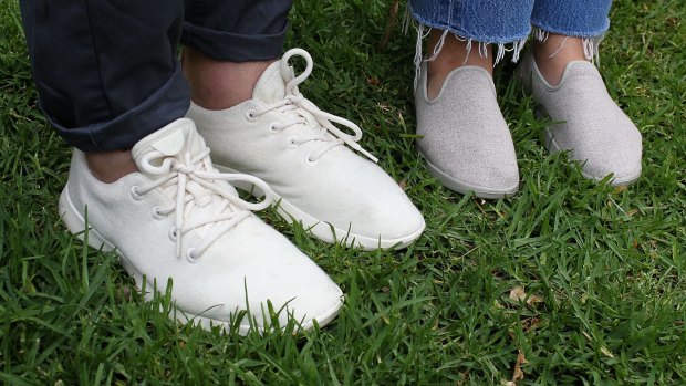 Allbirds creates shoes made from wool and castor oil, part of a growing movement promoting sustainability.