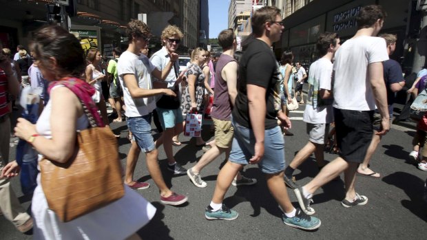 The state government is planning to narrow footpaths in the Sydney CBD, reducing space for pedestrians.