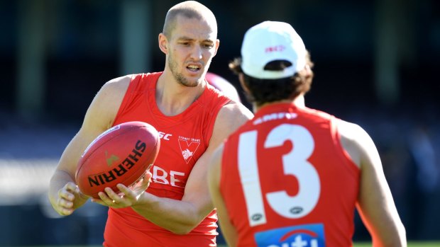 Four more: Sam Reid has signed a contract extension with the Sydney Swans.