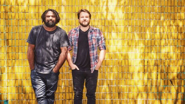 Songwriting success: Jeremy Marou (left) and Thomas Busby of Busby Marou.