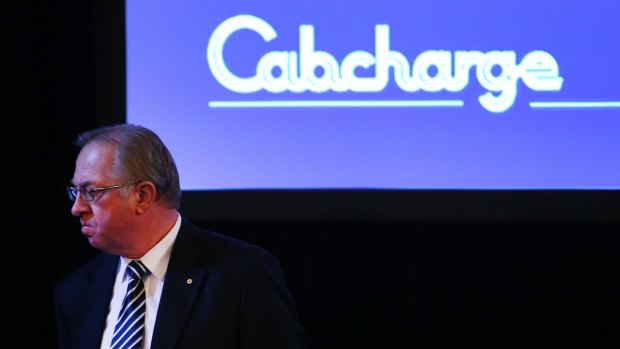 Departing Cabcharge chairman Russell Balding.