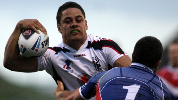 "Something special": Jarryd Hayne in action for Fiji in the 2008 World Cup.