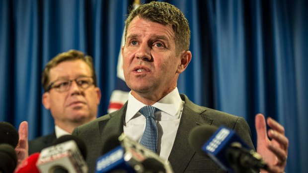 Premier Mike Baird and Deputy Premier Troy Grant announce a reprieve for the greyhound industry.