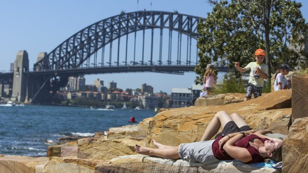 Barangaroo's headland park.