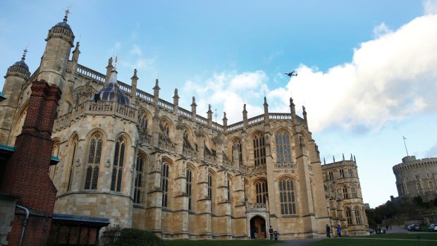St George's Chapel, within the walls of of Windsor Castle, holds 800 people compared to Westminster Abbey's 2000.