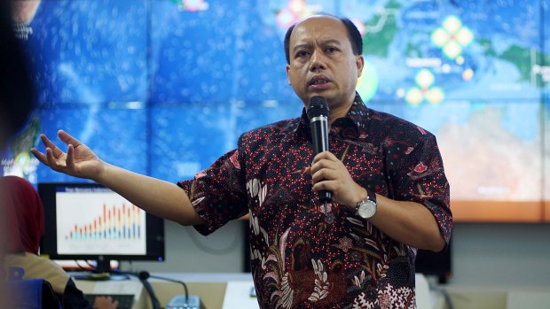 Sutopo Purwo Nugroho, the head of Data Information and Public Relations at Indonesia's National Disaster Management Agency.