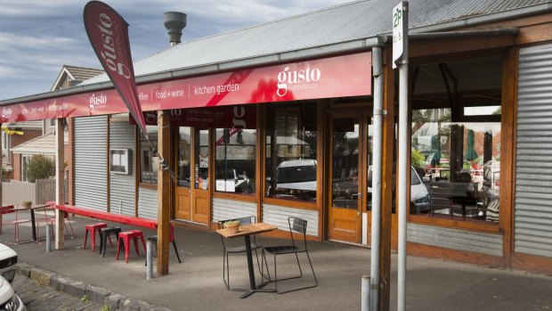 Damian Mantach spent $611,000 to buy the Gusto Cafe in  Queenscliff, which his wife Jodie ran.