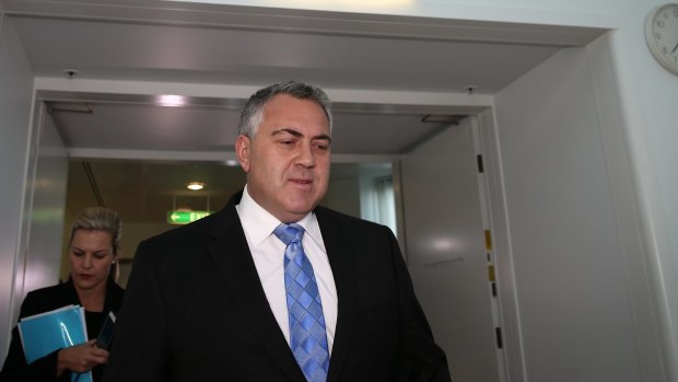 Treasurer Joe Hockey refused to "entertain" questions on Mr Abbott's leadership.