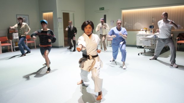 Natsuko Mineghishi delivers an impressive performance in <i>Back at the Dojo</i>.