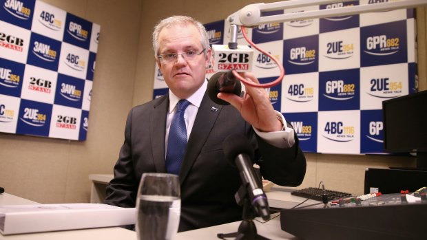 Treasurer Scott Morrison backed away from a GST increase on radio 2GB on Monday. 