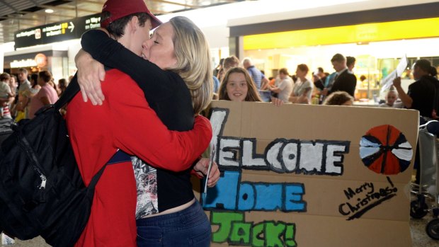 Lisa Murphy is reunited with her 15-year-old son Jack.