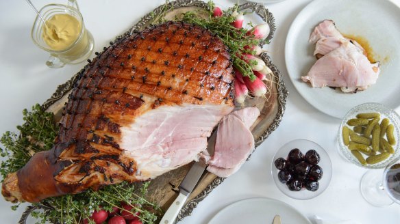 Meatsmith's Christmas glazed ham is succulent and made from purebred Tamworth pigs.