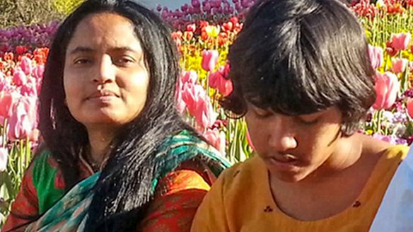 Dr Nasrin Haque, left, with her daughter Sumaya. 