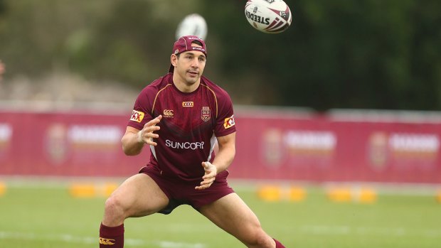 A target: Billy Slater's confidence in defence is set to be tested.